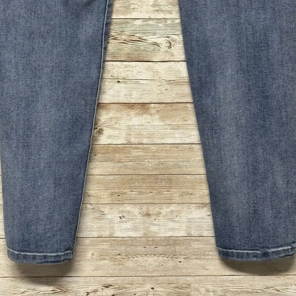 Democracy Ab Technology Jeans Womens 8 Stretch Blue Denim 29x27 Light Wash